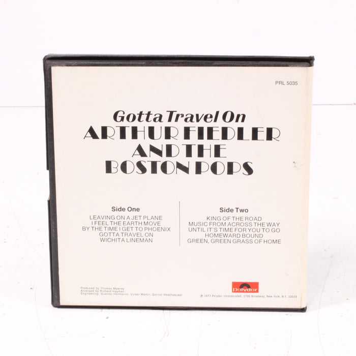 Arthur Fiedler & The Boston Pops – Gotta Travel On Reel to Reel Tape 7" 1/4" 7½ IPS RCA Red Seal Orchestral Folk & Americana Classics-Reel-to-Reel Tape-SpenCertified-vintage-refurbished-electronics