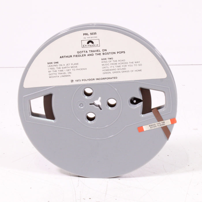 Arthur Fiedler & The Boston Pops – Gotta Travel On Reel to Reel Tape 7" 1/4" 7½ IPS RCA Red Seal Orchestral Folk & Americana Classics-Reel-to-Reel Tape-SpenCertified-vintage-refurbished-electronics