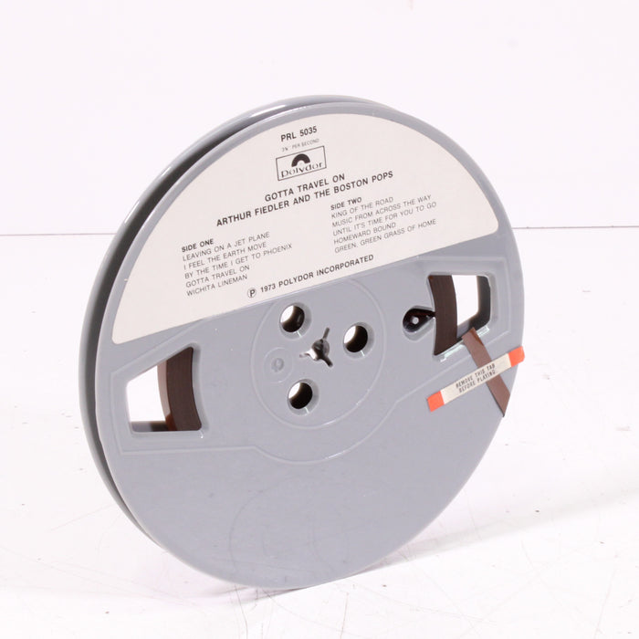 Arthur Fiedler & The Boston Pops – Gotta Travel On Reel to Reel Tape 7" 1/4" 7½ IPS RCA Red Seal Orchestral Folk & Americana Classics-Reel-to-Reel Tape-SpenCertified-vintage-refurbished-electronics