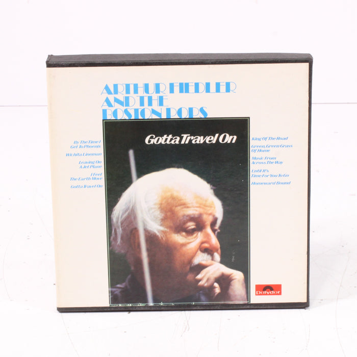 Arthur Fiedler & The Boston Pops – Gotta Travel On Reel to Reel Tape 7" 1/4" 7½ IPS RCA Red Seal Orchestral Folk & Americana Classics-Reel-to-Reel Tape-SpenCertified-vintage-refurbished-electronics