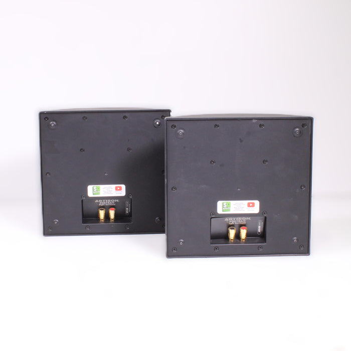 Artison P-LRS On-Wall Speaker Pair Home Theater Speakers (Black)-Speakers-SpenCertified-vintage-refurbished-electronics
