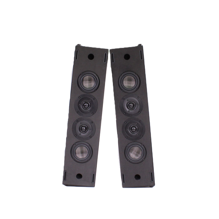 Artison Sketch MK2 S-LCRDM-MK2 DualMono LCR On-Wall Speakers Pair Black-Speakers-SpenCertified-vintage-refurbished-electronics