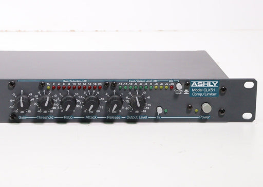 Ashly CLX-51 Peak Compressor and Limiter with Rack Mount-Compressors-SpenCertified-vintage-refurbished-electronics