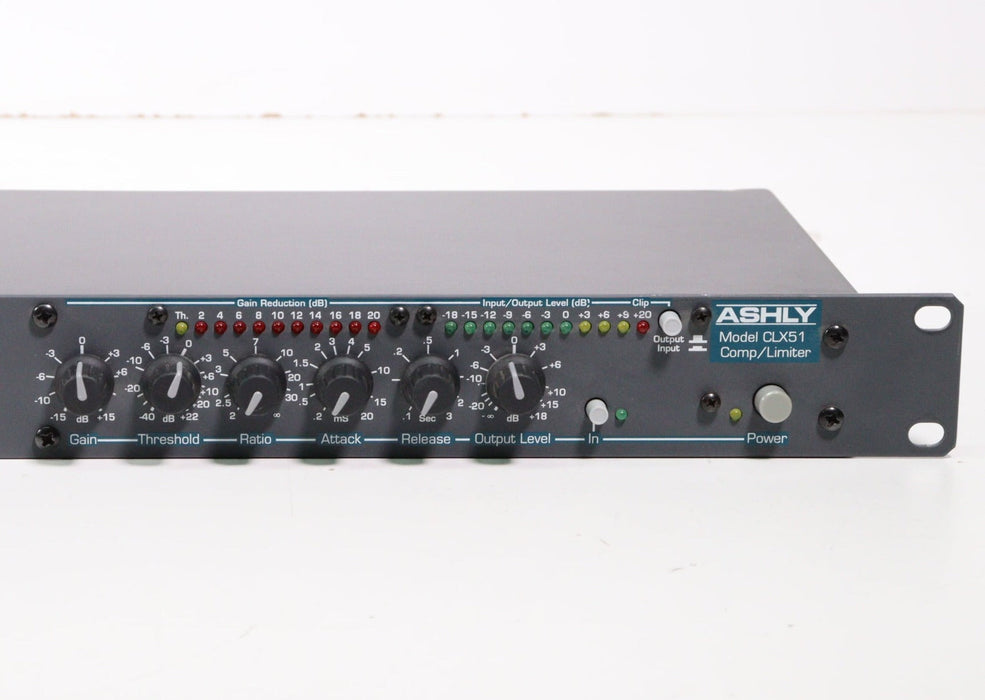 Ashly CLX-51 Peak Compressor and Limiter with Rack Mount — SpenCertified