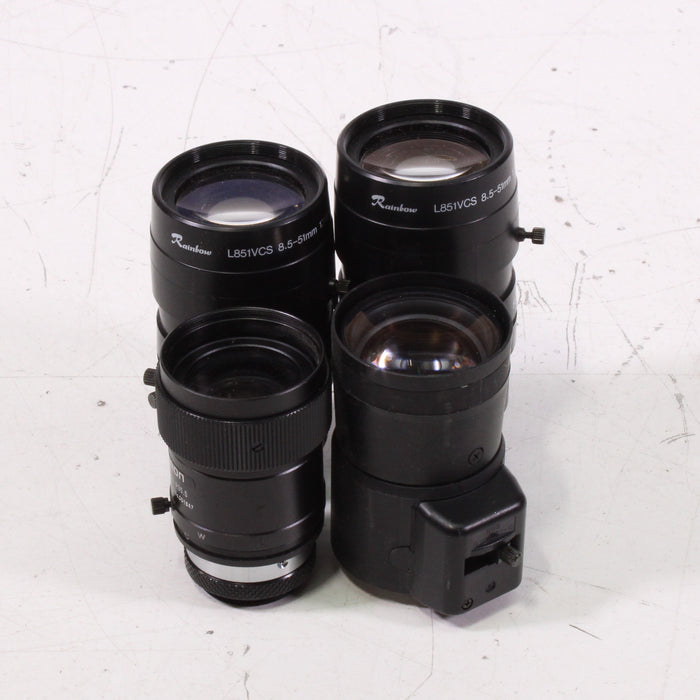 Assorted Camera Lenses Bundle of 22 (Rainbow, Fujinon, Canon, and More)-Camera Lenses-SpenCertified-vintage-refurbished-electronics