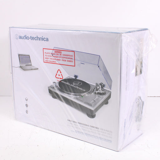 Audio-Technica AT-LP120USB Direct-Drive Professional Turntable USB & Analog (NEW & SEALED)-Turntables & Record Players-SpenCertified-vintage-refurbished-electronics