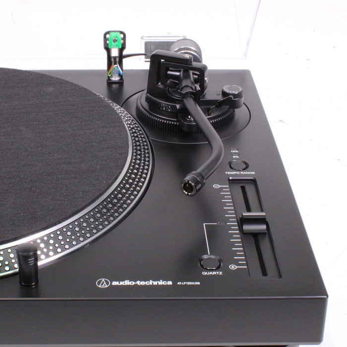 Audio-Technica AT-LP120XUSB Direct Drive Turntable Phono USB Quartz Lock-Turntables & Record Players-SpenCertified-vintage-refurbished-electronics