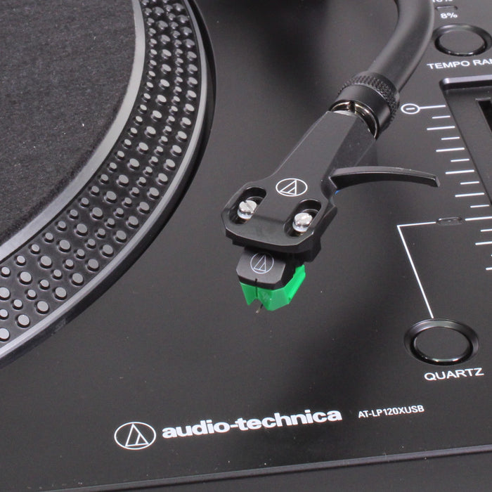 Audio-Technica AT-LP120XUSB Direct Drive Turntable Phono USB Quartz Lock-Turntables & Record Players-SpenCertified-vintage-refurbished-electronics