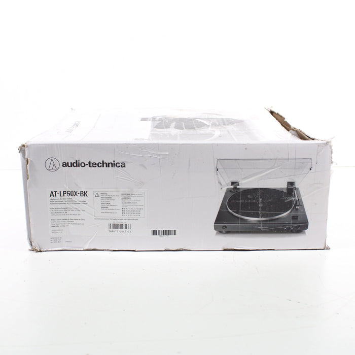 Audio-Technica AT-LP60X Fully Automatic Belt-Drive Turntable (with Original Box)-Turntables & Record Players-SpenCertified-vintage-refurbished-electronics