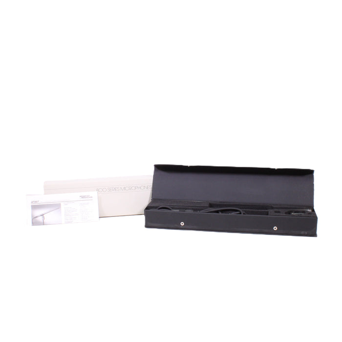 Audio-Technica AT897 800 Series Shotgun Condenser Microphone XLR Broadcast Recording with Case-Microphones-SpenCertified-vintage-refurbished-electronics