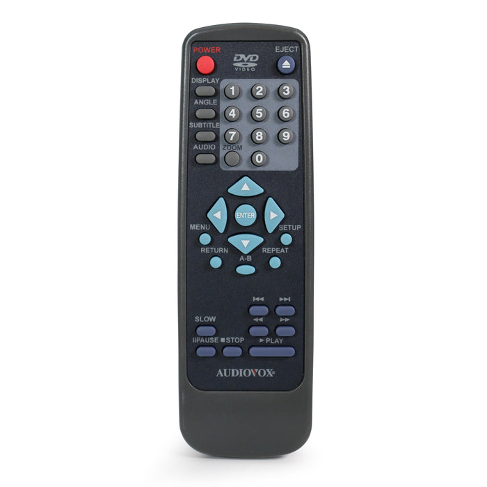 AudioVox 1286291B Remote Control for Portable DVD Player VBP-4000-Remote Controls-SpenCertified-vintage-refurbished-electronics