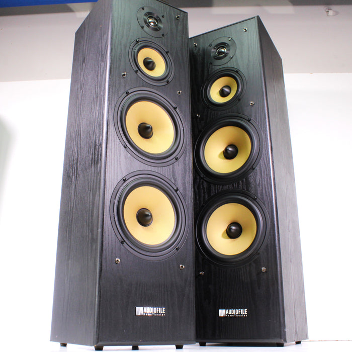 Audiofile 583LR Home Theatre Tower Speaker Pair 400 Watts-Speakers-SpenCertified-vintage-refurbished-electronics