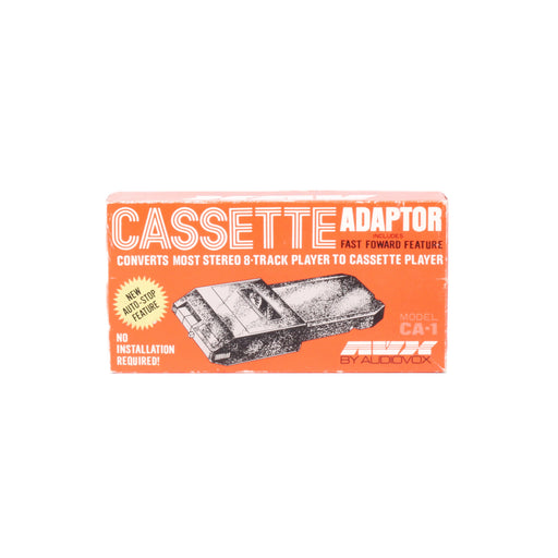 Audiovox CA-1 8-Track Player to Cassette Adapter (ORIGINAL BOX)-Radios-SpenCertified-vintage-refurbished-electronics