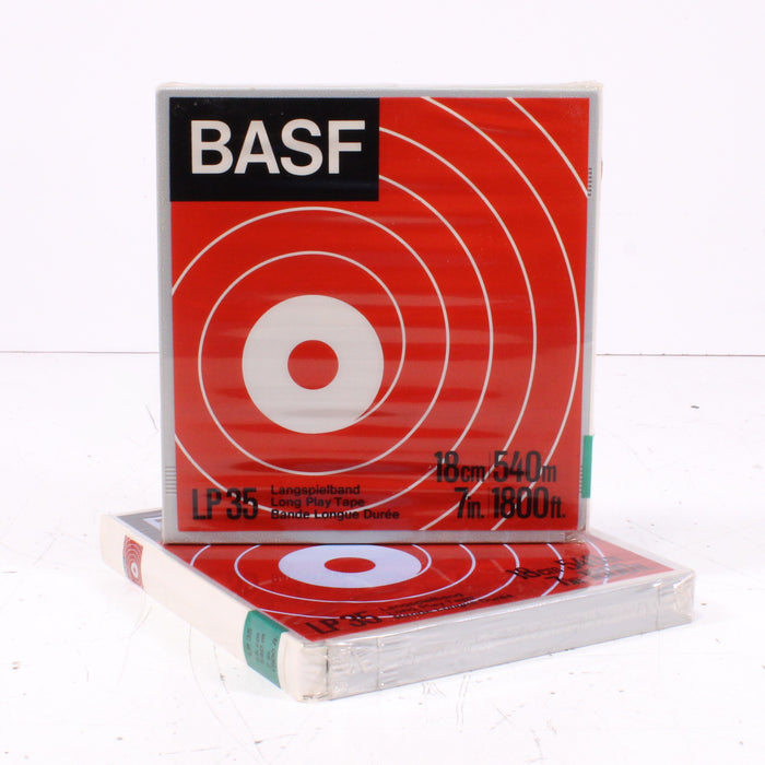 BASF LP35 7" 1800 ft (540m) Magnetic Tape Reel-Reel-to-Reel Tape-SpenCertified-vintage-refurbished-electronics