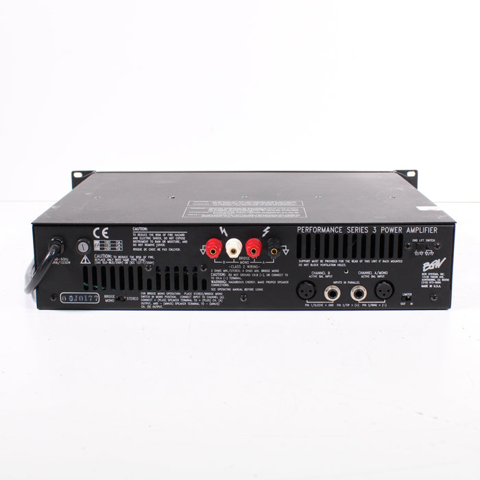 BGW Performance Series 3 Stereo Power Amplifier-Power Amplifiers-SpenCertified-vintage-refurbished-electronics