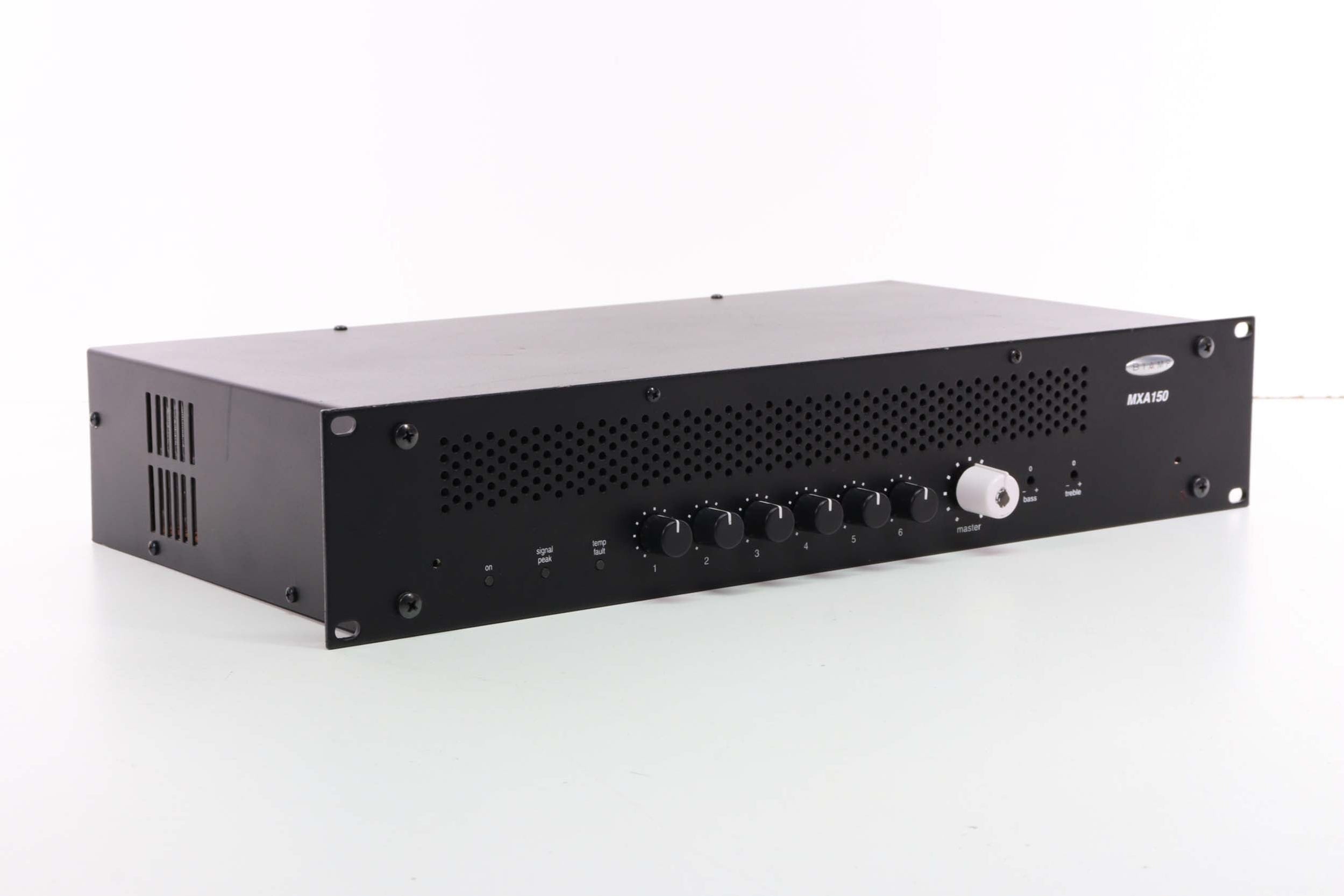BIAMP SYSTEMS MXA150 Rackmount 6 Channel Audio Mixer Amplifier ...