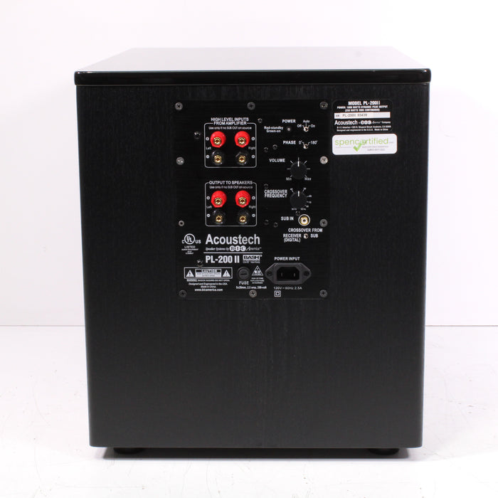 BIC Acoustech PL-200II 12” Front-Firing Powered Subwoofer 1000W-Speakers-SpenCertified-vintage-refurbished-electronics