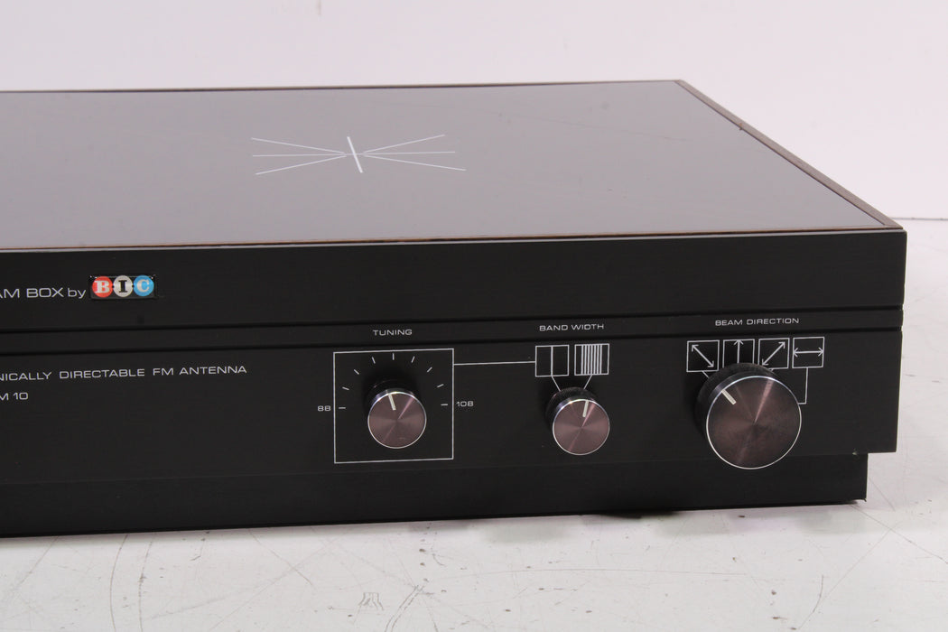 BIC The Beam Box FM-10 Electronically Directable FM Antenna Vintage Wood Case (1977-83)-Antenna-SpenCertified-vintage-refurbished-electronics