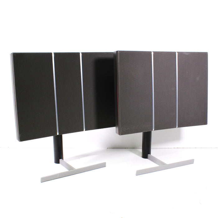 B&O Bang & Olufsen RL 45.2 Passive Loudspeaker Pair with Stands (1988)-Speakers-SpenCertified-vintage-refurbished-electronics