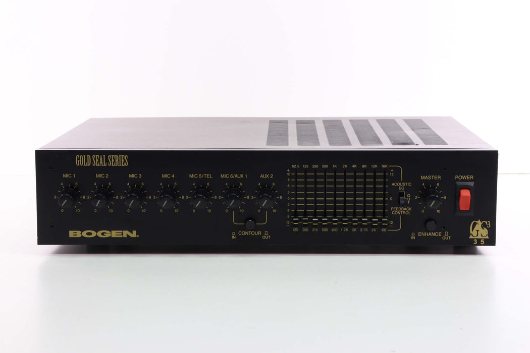 BOGEN GS35 Gold Seal Series Amplifier-Audio Amplifiers-SpenCertified-vintage-refurbished-electronics