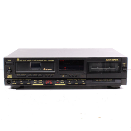 BSR MCD 8050 6-Disc Magazine CD Player Cassette Deck System (1989)-Cassette Players & Recorders-SpenCertified-vintage-refurbished-electronics