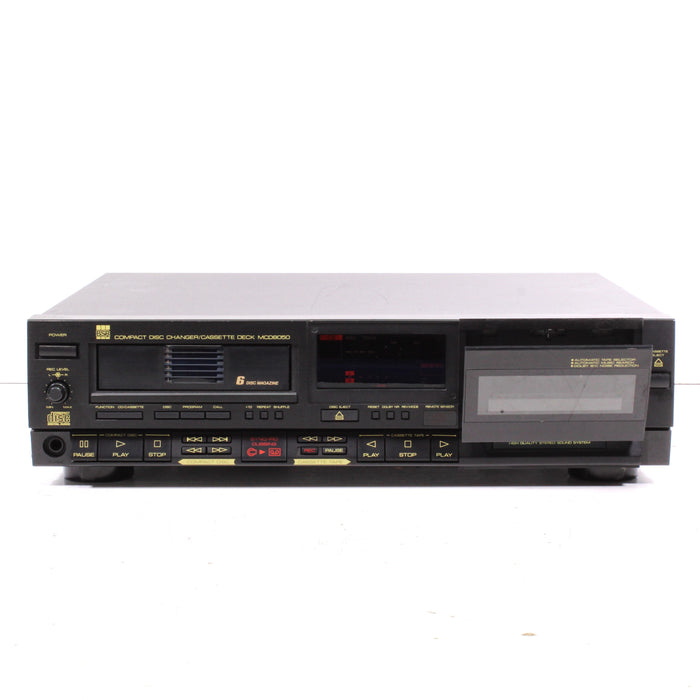 BSR MCD 8050 6-Disc Magazine CD Player Cassette Deck System (1989)-Cassette Players & Recorders-SpenCertified-vintage-refurbished-electronics