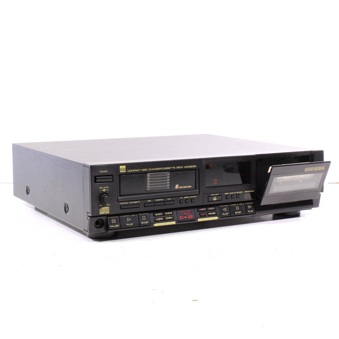 BSR MCD 8050 6-Disc Magazine CD Player Cassette Deck System (1989)-Cassette Players & Recorders-SpenCertified-vintage-refurbished-electronics