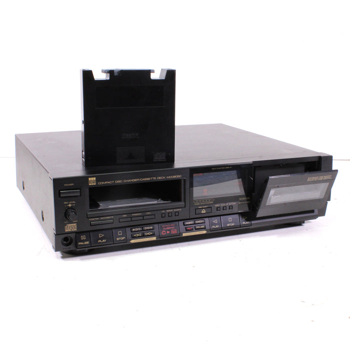 BSR MCD 8050 6-Disc Magazine CD Player Cassette Deck System (1989)-Cassette Players & Recorders-SpenCertified-vintage-refurbished-electronics