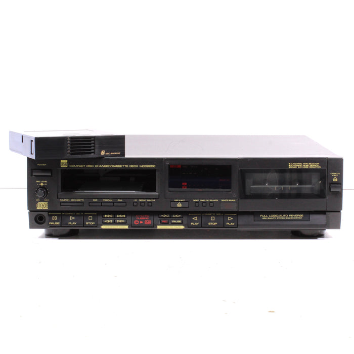BSR MCD 8050 6-Disc Magazine CD Player Cassette Deck System (1989)-Cassette Players & Recorders-SpenCertified-vintage-refurbished-electronics