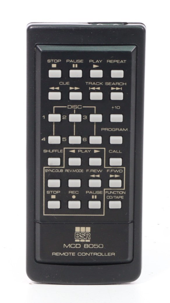BSR MCD-8050 Remote Control for CD Player Cassette Deck Combo MCD8050 ...