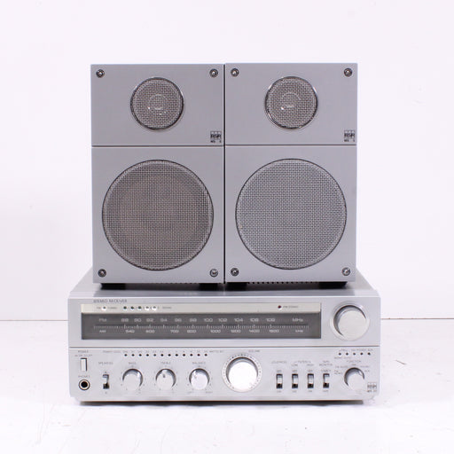 BSR MS‑5 Loudspeaker System & MR‑20 Stereo Receiver Set-Speakers-SpenCertified-vintage-refurbished-electronics
