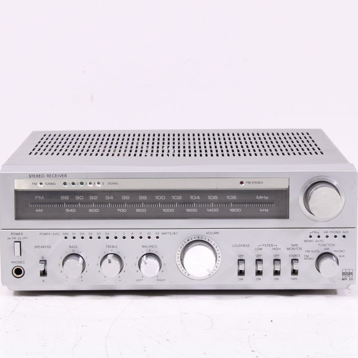 BSR MS‑5 Loudspeaker System & MR‑20 Stereo Receiver Set-Speakers-SpenCertified-vintage-refurbished-electronics