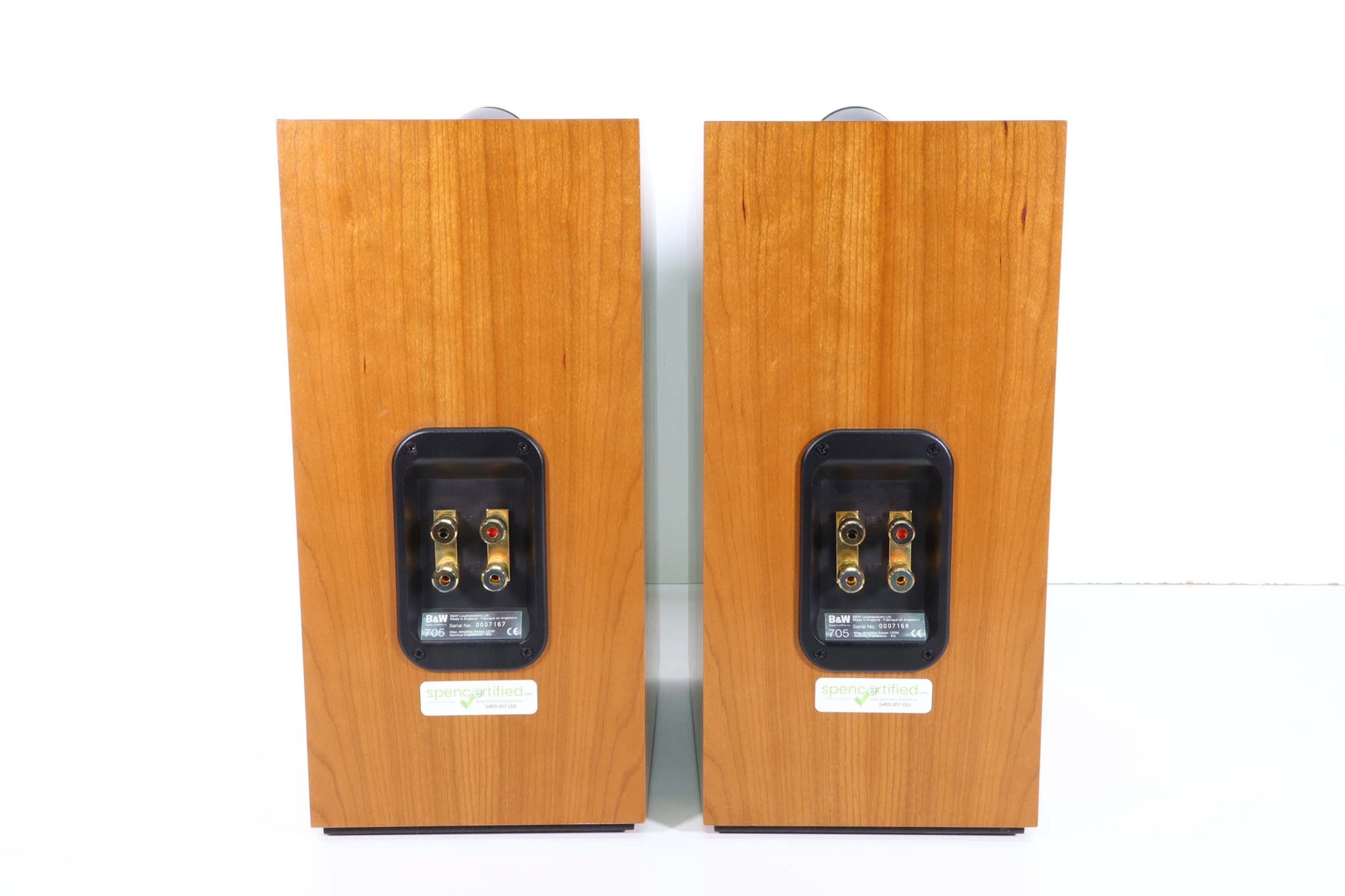 B&W Bookshelf Speakers and Center Channel High End (HTM7 Center/705 Bo