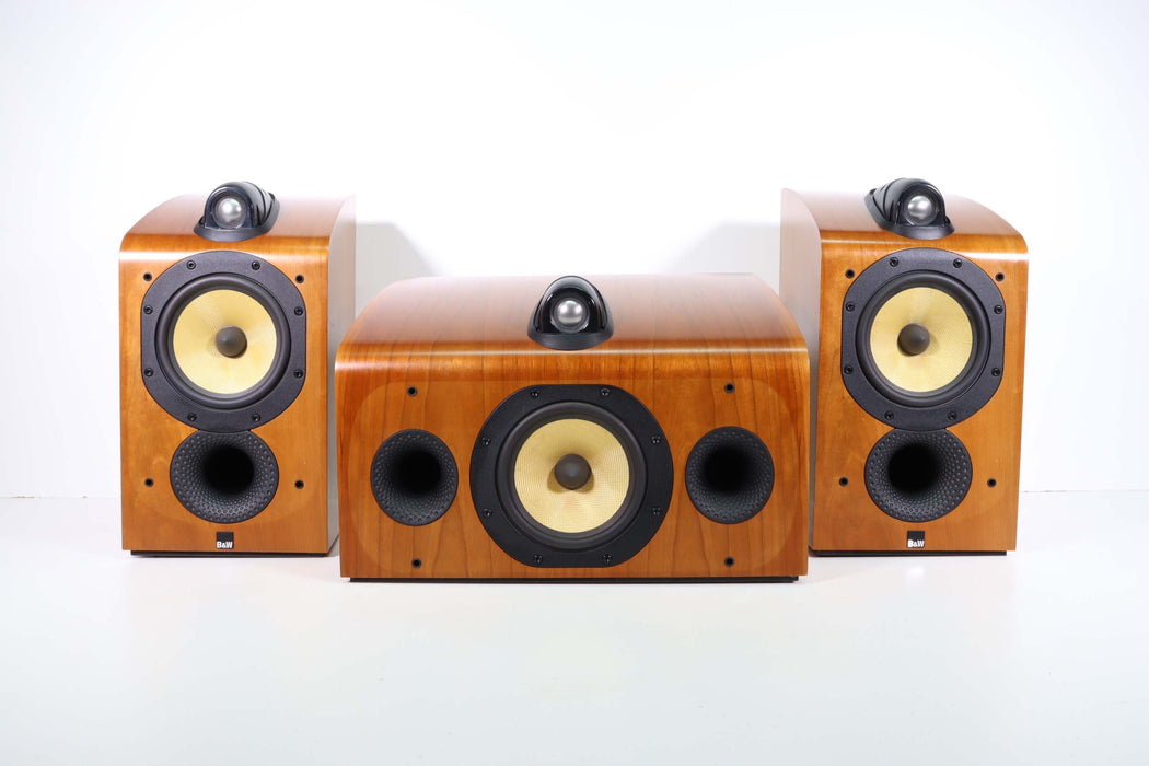 B&W Full Wooden Set (HTM7 Center/705 Bookshelf)-Speakers-SpenCertified-vintage-refurbished-electronics