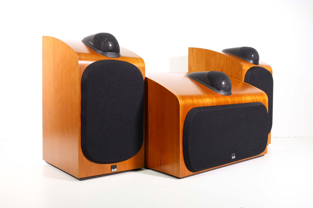 B&W Full Wooden Set (HTM7 Center/705 Bookshelf)-Speakers-SpenCertified-vintage-refurbished-electronics