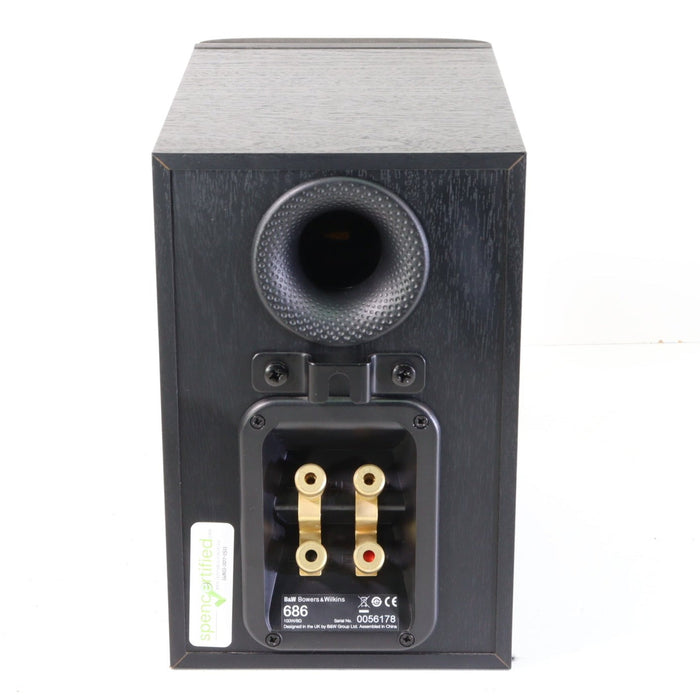 B&W Bowers and Wilkins 686 S2 Bookshelf Speaker Pair-Speakers-SpenCertified-vintage-refurbished-electronics