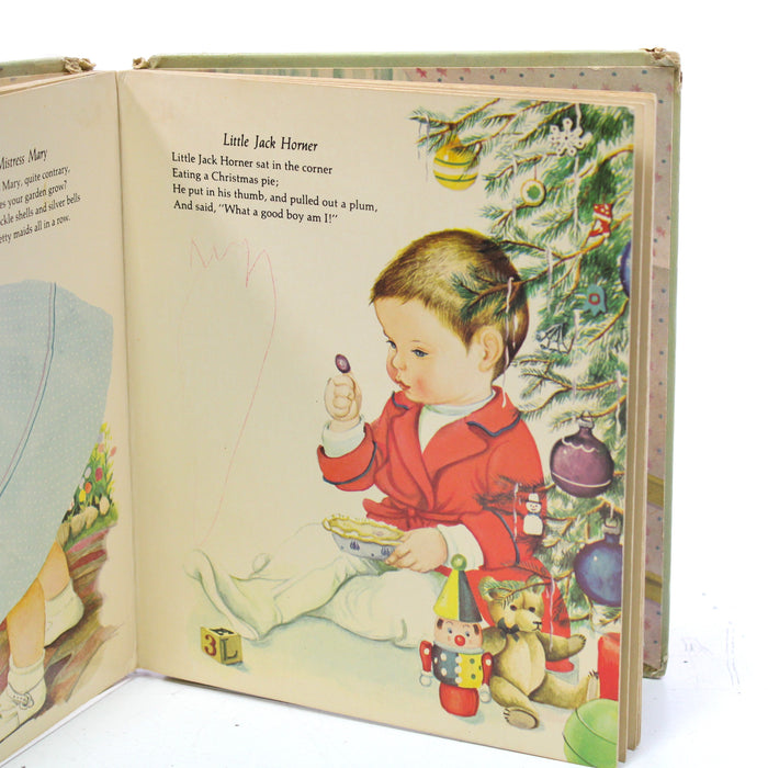 Baby's Mother Goose Illustrated by Eloise Wilkin Hardcover Book (1961)-Books-SpenCertified-vintage-refurbished-electronics