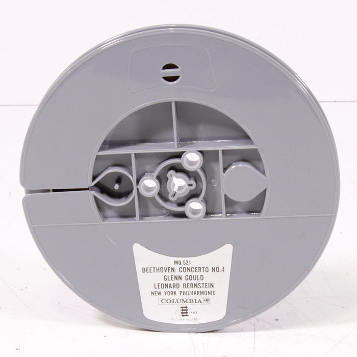 Beethoven Op. 58 – Glenn Gould, Piano – Leonard Bernstein / New York Philharmonic Reel to Reel Tape 7" 1/4" 7½ IPS Columbia Stereo Tape-Reel-to-Reel Tape-SpenCertified-vintage-refurbished-electronics
