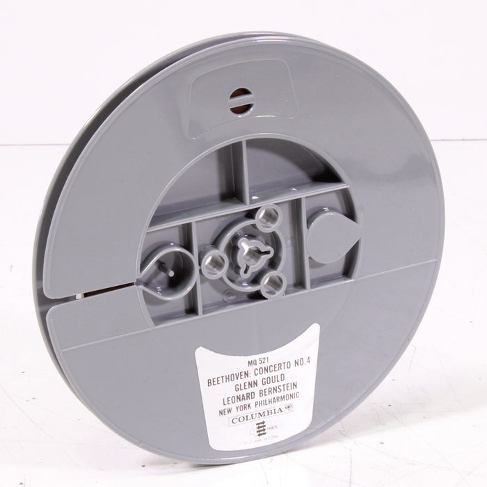 Beethoven Op. 58 – Glenn Gould, Piano – Leonard Bernstein / New York Philharmonic Reel to Reel Tape 7" 1/4" 7½ IPS Columbia Stereo Tape-Reel-to-Reel Tape-SpenCertified-vintage-refurbished-electronics