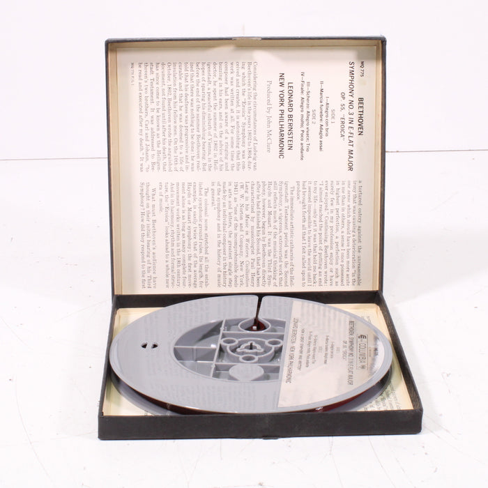 Beethoven – Symphony No. 3 "Eroica" – Leonard Bernstein Conducts the New York Philharmonic Reel to Reel Tape 7" 1/4" 7½ IPS Columbia Masterworks-Reel-to-Reel Tape-SpenCertified-vintage-refurbished-electronics