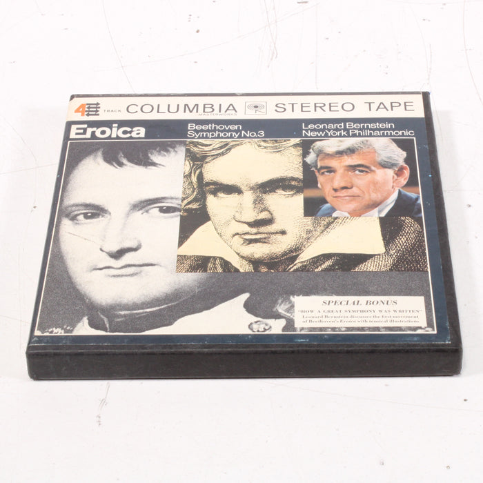 Beethoven – Symphony No. 3 "Eroica" – Leonard Bernstein Conducts the New York Philharmonic Reel to Reel Tape 7" 1/4" 7½ IPS Columbia Masterworks-Reel-to-Reel Tape-SpenCertified-vintage-refurbished-electronics