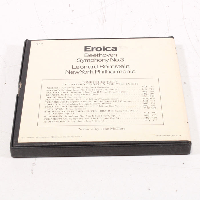 Beethoven – Symphony No. 3 "Eroica" – Leonard Bernstein Conducts the New York Philharmonic Reel to Reel Tape 7" 1/4" 7½ IPS Columbia Masterworks-Reel-to-Reel Tape-SpenCertified-vintage-refurbished-electronics