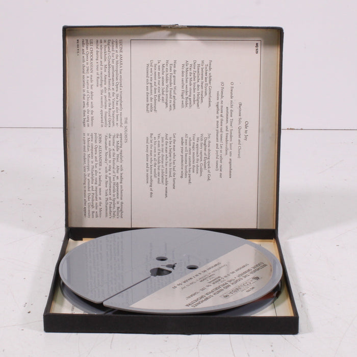 Beethoven – The Philadelphia Orchestra / Eugene Ormandy / The Mormon Tabernacle Choir Reel to Reel Tape 7" 1/4" 7½ IPS Columbia Stereo Tape-Reel-to-Reel Tape-SpenCertified-vintage-refurbished-electronics