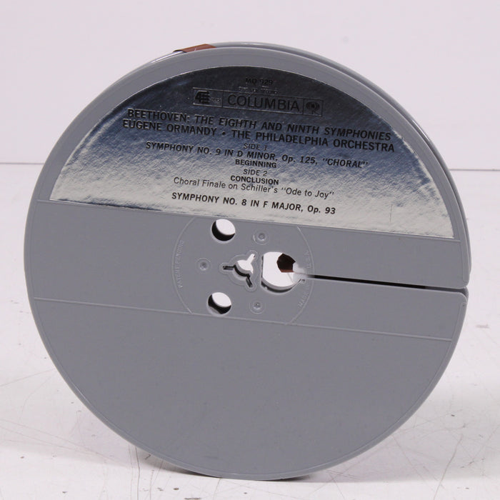 Beethoven – The Philadelphia Orchestra / Eugene Ormandy / The Mormon Tabernacle Choir Reel to Reel Tape 7" 1/4" 7½ IPS Columbia Stereo Tape-Reel-to-Reel Tape-SpenCertified-vintage-refurbished-electronics