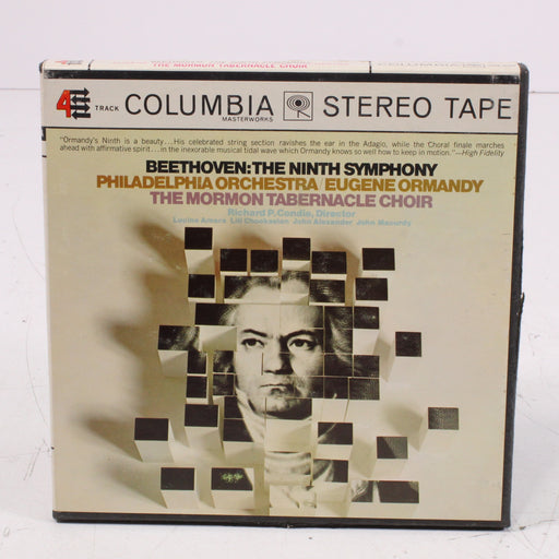 Beethoven – The Philadelphia Orchestra / Eugene Ormandy / The Mormon Tabernacle Choir Reel to Reel Tape 7" 1/4" 7½ IPS Columbia Stereo Tape-Reel-to-Reel Tape-SpenCertified-vintage-refurbished-electronics