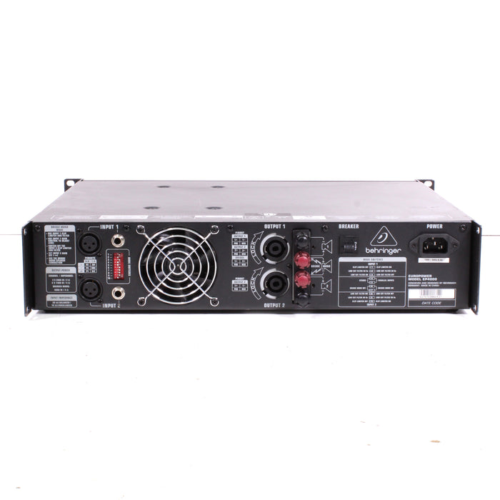 Behringer Europower EP4000 2x2000 Power Amplifier with ATR Technology-Power Amplifiers-SpenCertified-vintage-refurbished-electronics