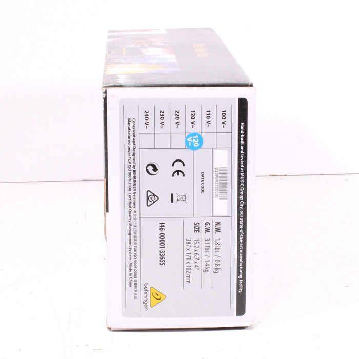 Behringer Miniamp AMP800 Ultra-Compact 4-Channel Stereo Headphone Amplifier w/ Box-IR Transmitters-SpenCertified-vintage-refurbished-electronics