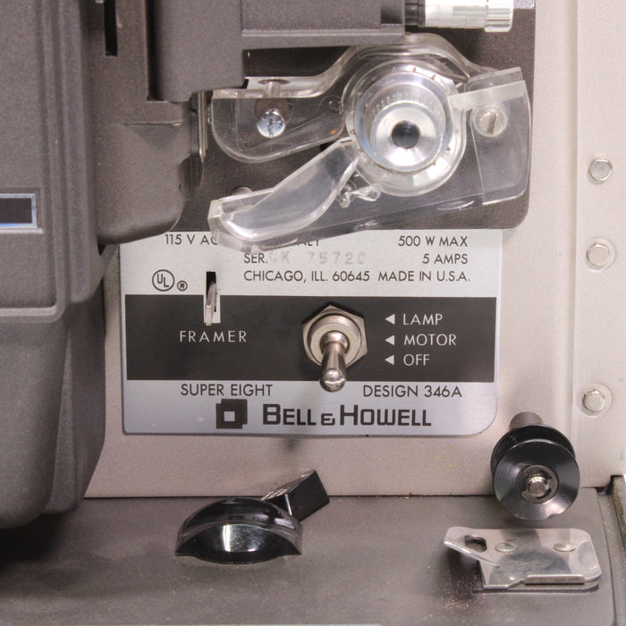 Bell & Howell 346A 8mm Film Home Movie Projector Vintage-Projectors-SpenCertified-vintage-refurbished-electronics