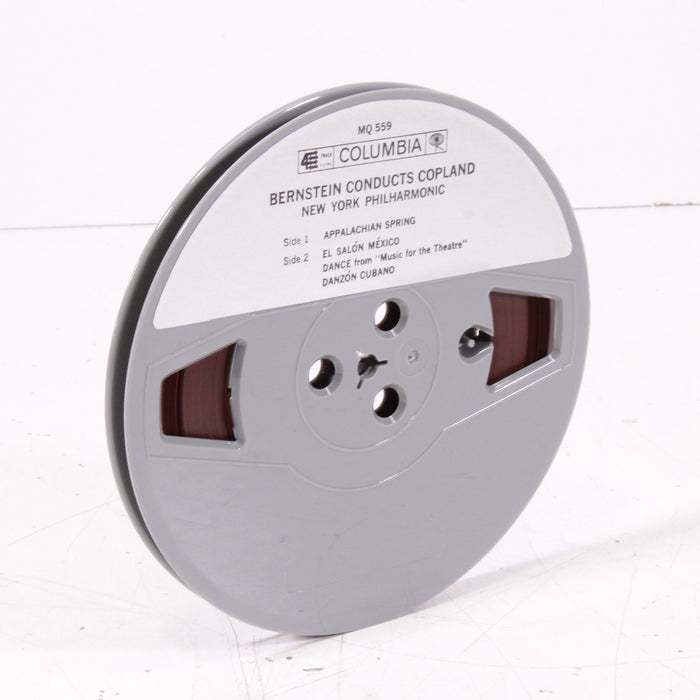 Bernstein Conducts Copland – El Salón México, and more Reel to Reel Tape 7" 1/4" 7½ IPS New York Philharmonic-Reel-to-Reel Tape-SpenCertified-vintage-refurbished-electronics