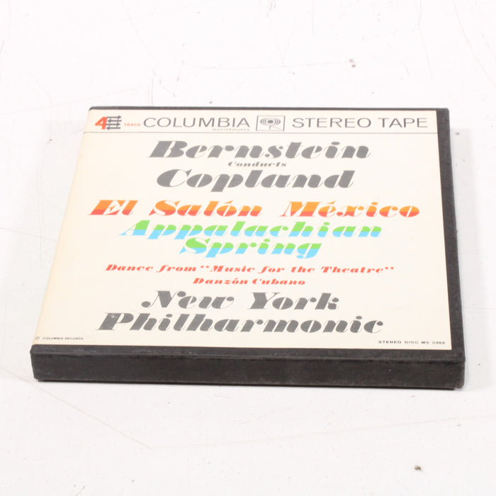 Bernstein Conducts Copland – El Salón México, and more Reel to Reel Tape 7" 1/4" 7½ IPS New York Philharmonic-Reel-to-Reel Tape-SpenCertified-vintage-refurbished-electronics